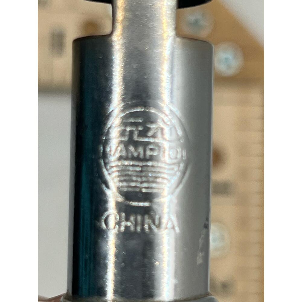 Chrome Metal Champion Whistle Keychain Vintage Classic Style Collectible Gift - Picture 3 of 3